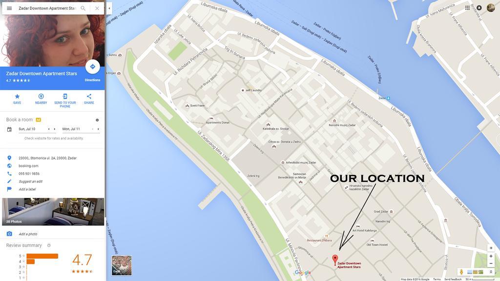 Old Town Center Zadar Apartment Ngoại thất bức ảnh